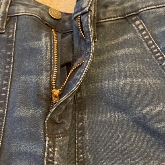 American Eagle blue denim super hi rise Jegging next level stretch . - Picture 12 of 13